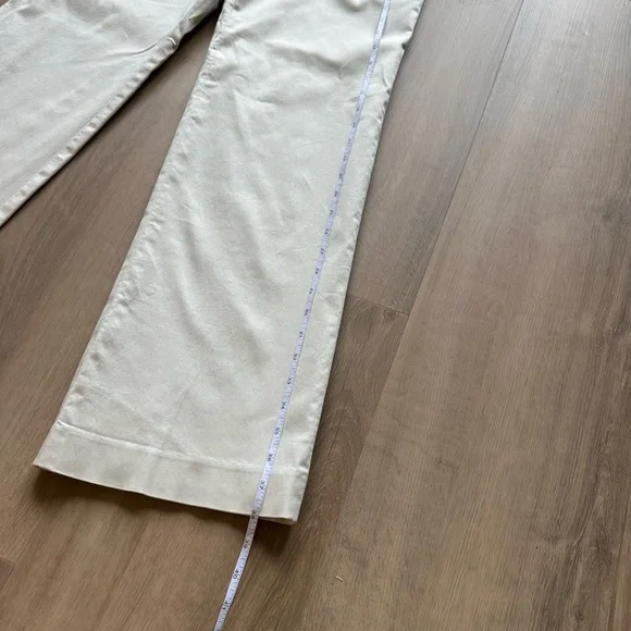 Ann Taylor Cream Sailor Pants - High Waisted - Wide Leg - Picture 2 of 6